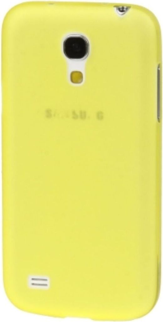 Schutzhülle Case Ultra Dünn 0,3mm für Handy Samsung Galaxy S4 mini i9190 Gelb Transparent