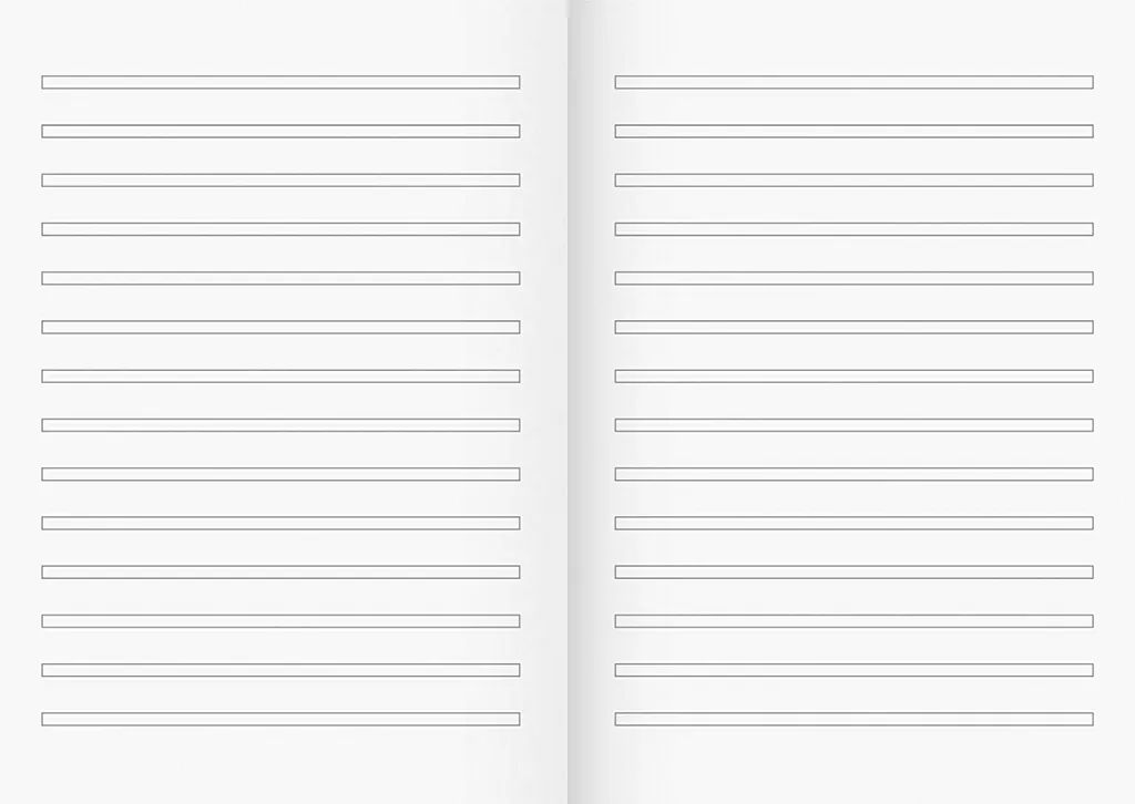 Cahier d'écriture A5 pour l'école primaire - Linéature 3 par BRUNNEN