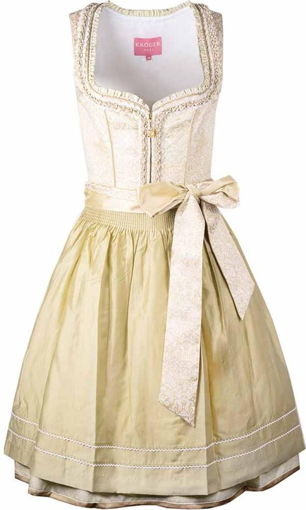 Dirndl Naila 60cm Länge schilf 36 Produktbild 