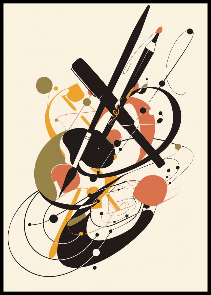 Plakat 59,4x84,1cm Abstrakter Rhapsodie