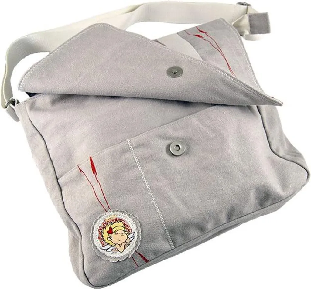 Sac Bandoulière Ange Nici avec Sangle Réglable et Design Coloré Fun