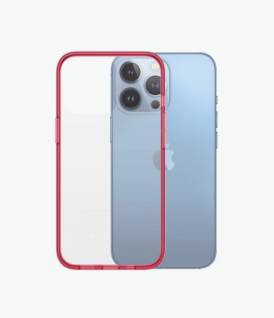 PanzerGlass ClearCaseColor iPhone 13 Pro Fragola - Stile e Sicurezza
