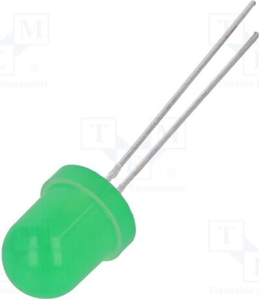 5x LED gelb-grün 120° 5÷10mcd LL-803GD2C-1A LED Dioden THT 8mm 8mm