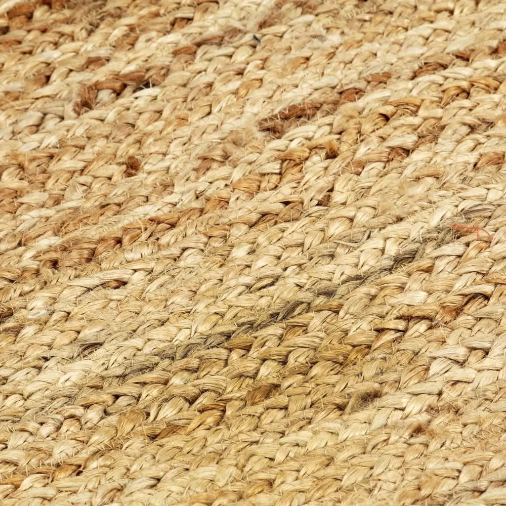 Tapis Jute Tissé Main 200x300 cm - Fibre Durable et Texture Robuste - 3