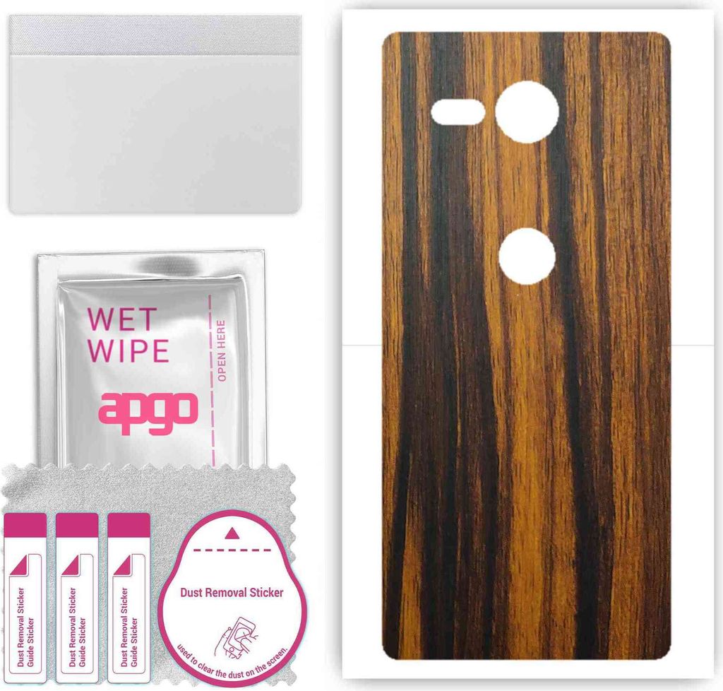 apgo Rückseite Schutzfolie, Skin, kompatibel mit Sony Xperia XZ2 Compact, Hinten Displayschutzfolie aus Vinylfolie, kratzfest, einfache Montage - ...