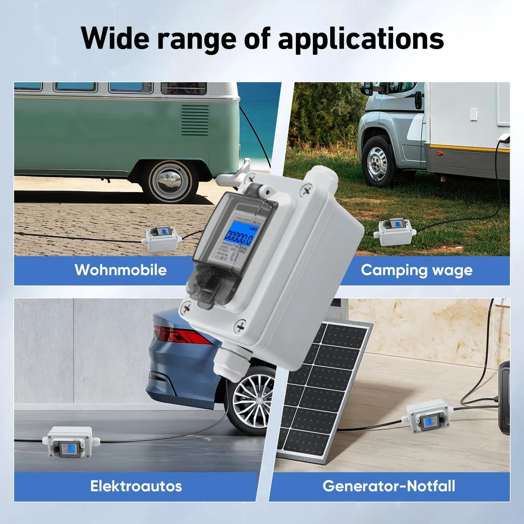 Compteur d'énergie mobile IP67 : mesurez votre consommation 230V sans erreur - 6