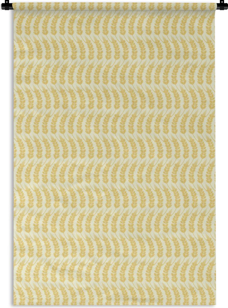 MuchoWow Wandteppich Wandbehang Müsli - Muster - Wellen 120x180 cm Tapisserie Dekoration Wandtuch - Schlafzimmer - Dekorationen für das Haus
