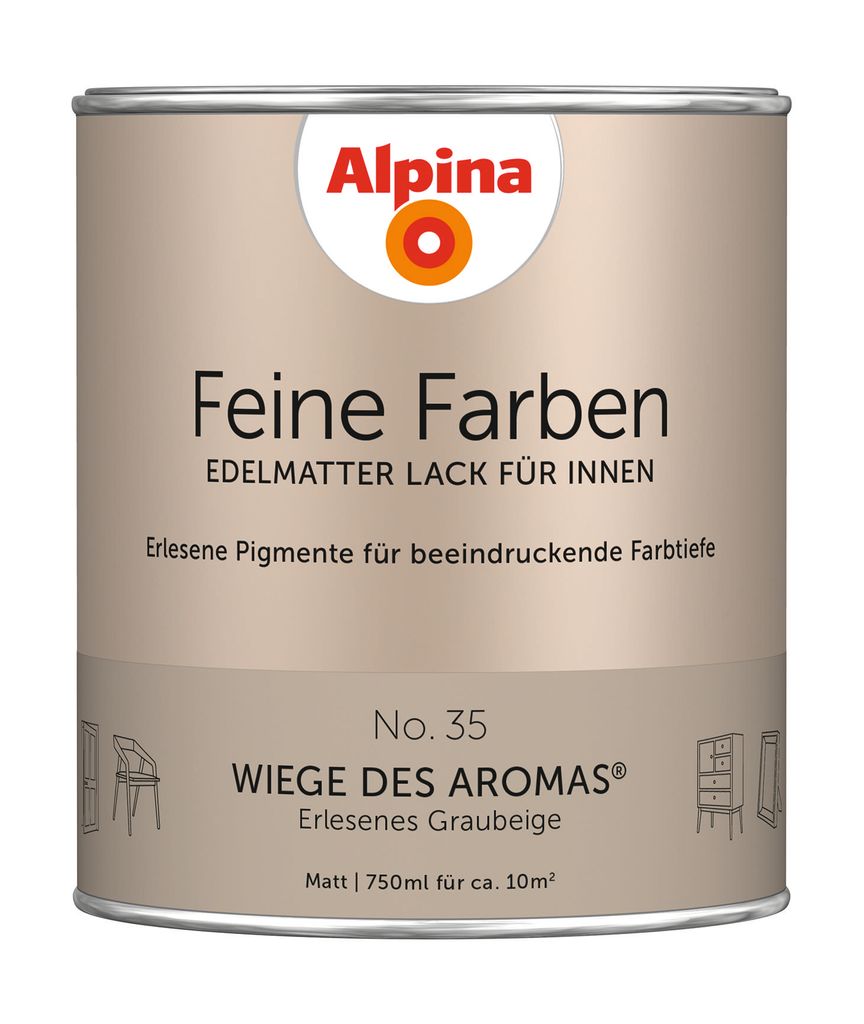 Alpina Feine Farben Lack No. 35 Wiege des Aromas - Produktbild 