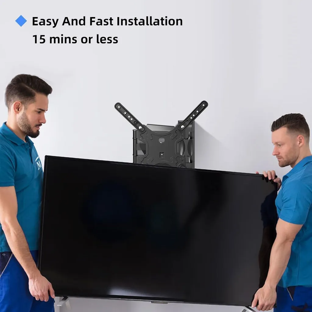 Support TV Orientable 32-55 Pouces avec Bras Extensible et Inclinable - 6