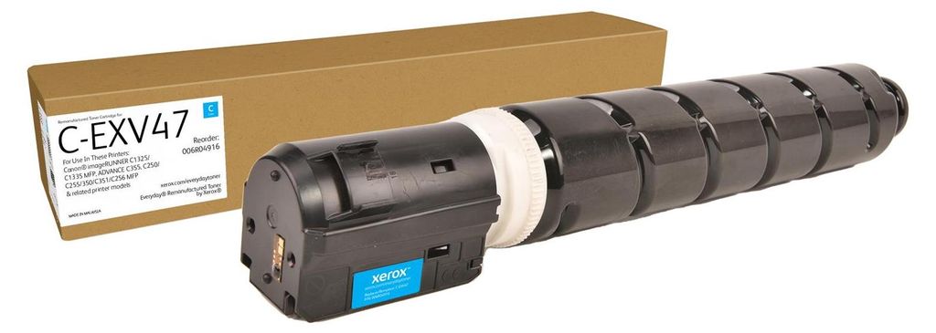 Xerox Compatible Canon C-EXV47 Cyan Refurbished Toner 8517B002 21500 Seiten
