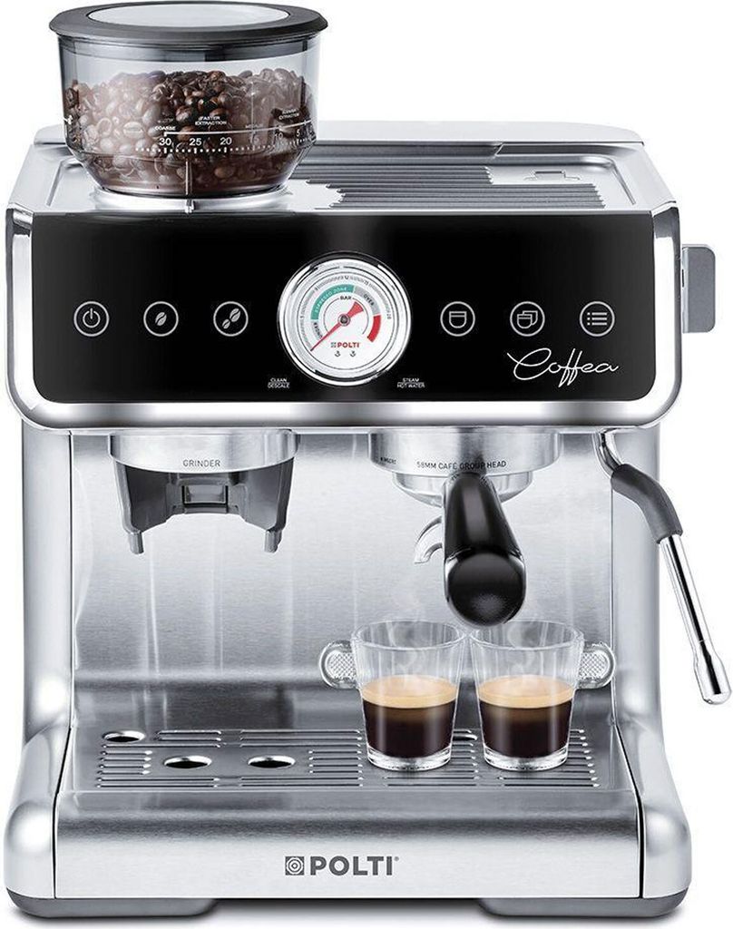 POLTI COFFEA G50S Siebträgermaschine mit Mahlwerk Produktbild 