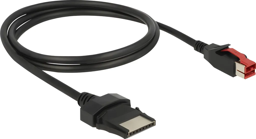 Cavo PoweredUSB 24V a 8Pin 1m Delock 85477 per Stampanti POS e Terminali