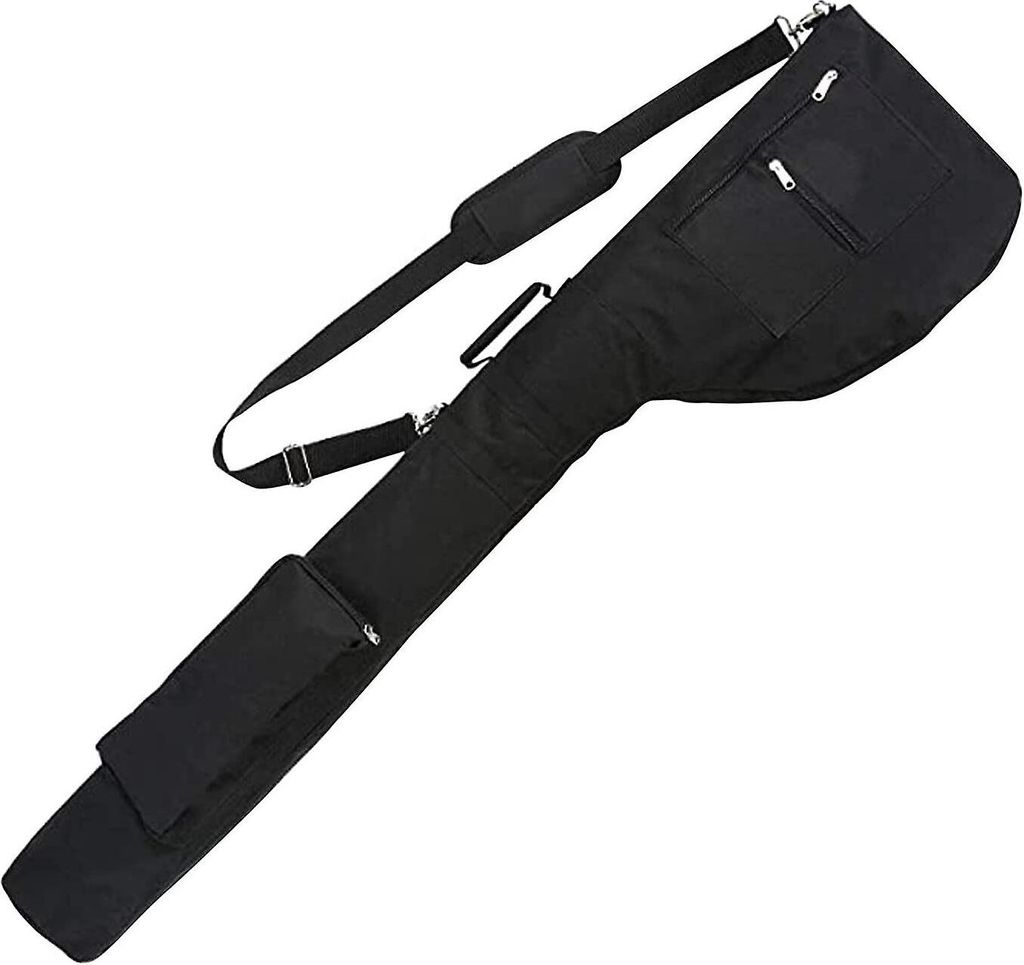 Golfschlägertasche, Faltbare Golfschläger-Tragetasche Mit Reißverschluss Und Praktischen Taschen, Tragbarer Golfschlägerträger, Golfplatz-Trai...