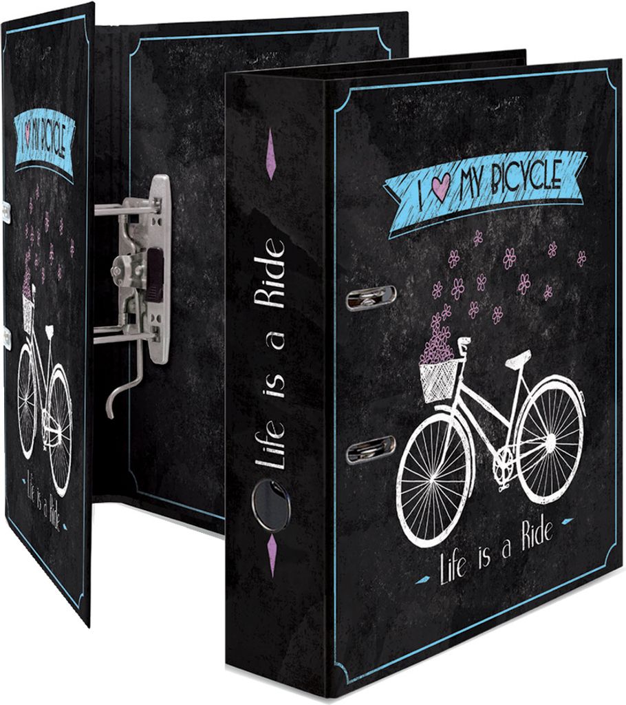HERMA Motivordner "Shabby Chic Bicycle" DIN A4