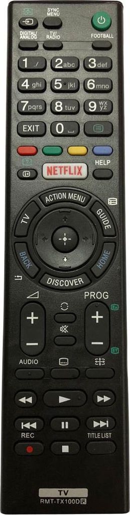 Ersatz TV Fernbedienung für Sony KDL32EX524 Fernseher