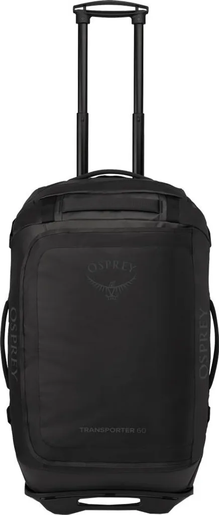 Sac de transport à roulettes 60L pour ski et aventure - Noir robuste