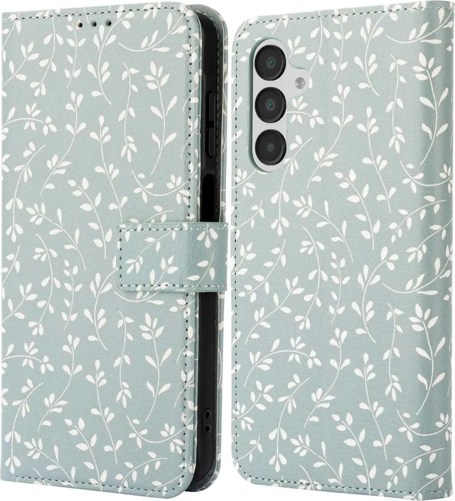 Regala la Custodia Samsung A16 imoshion Flowers - Verde Fumo