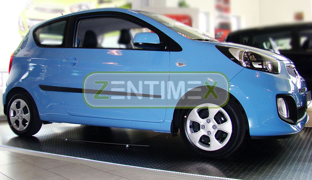 Schutzleisten kompatibel mit Kia Picanto 2 2011- Schrägheck Hatchback 3-türer