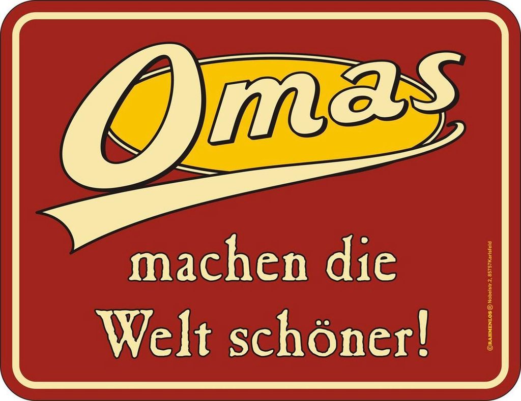 Omas machen Welt schöner - Magnete - Magnet