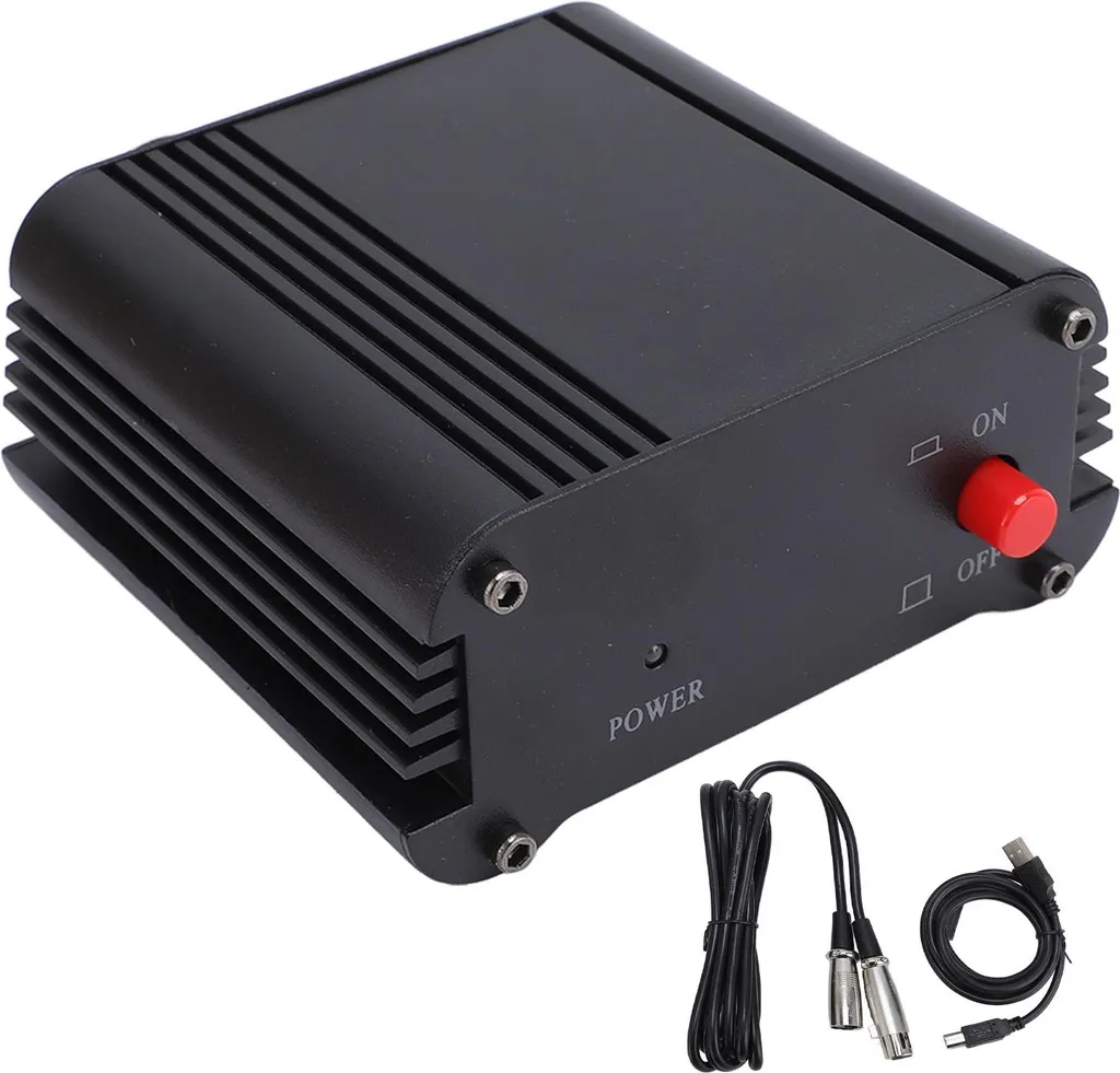 Alimentation Phantom 48V USB pour Live Streaming et Podcast
