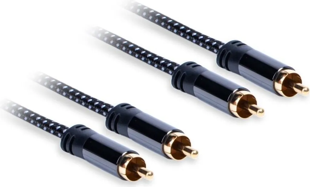 Câble RCA double blindage AQ Premium 1,5m pour audio numérique pur