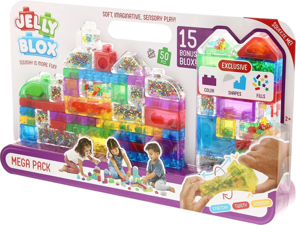 Jelly Blox Mega Pack Goliath : Briques de construction molles et fun - 2
