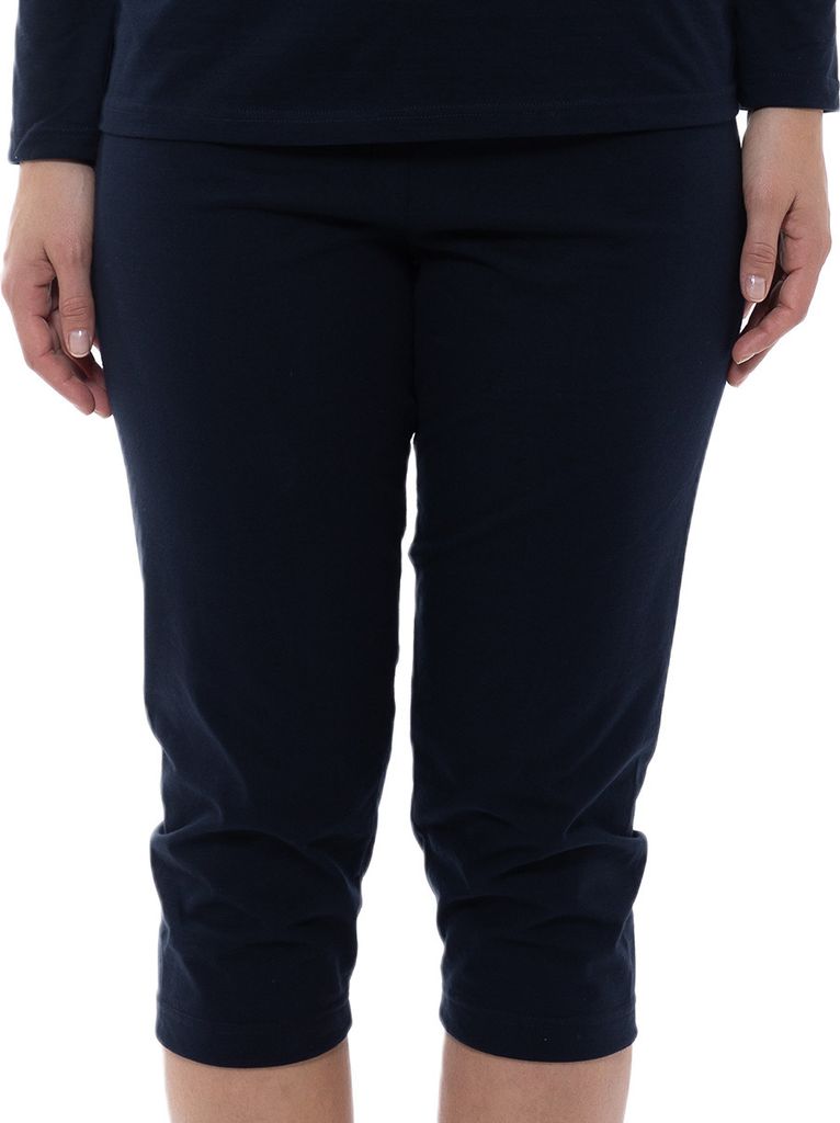 Ammann Mix & Match - Organic Baumwolle Schlafanzug Hose 7/8 Lang Loungehose aus 100% Bio Baumwolle, Mit Bindekordel am Bund, Mit einem Shirt aus de...