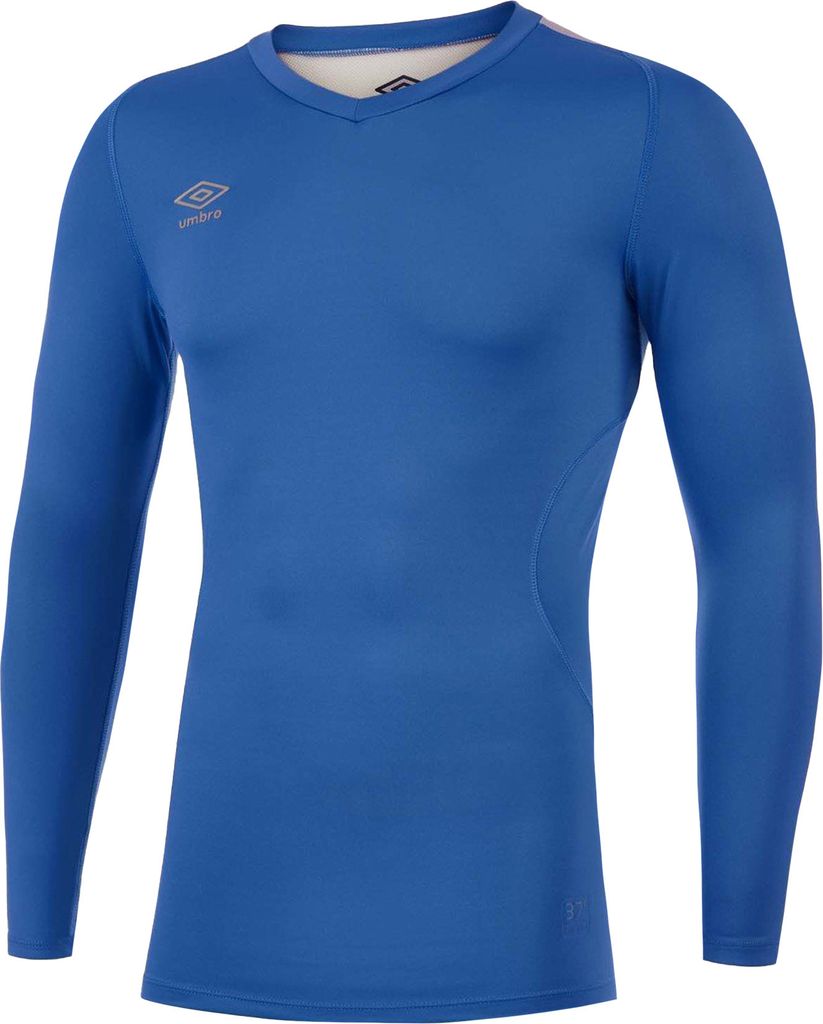 Umbro - "Elite" Base Layer Oberteil V-Ausschnitt für Herren UO265 (4XL) (Königsblau)