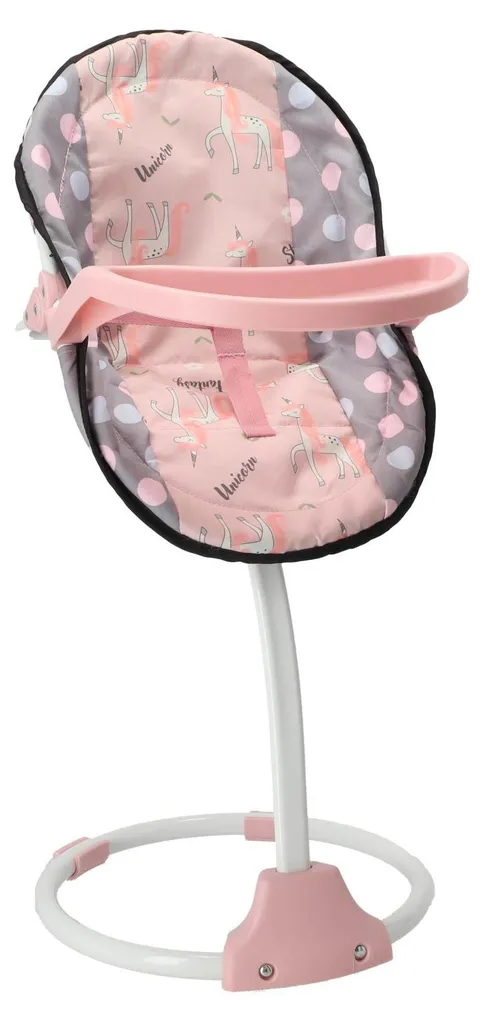 Chaise poupée 3 en 1 gris rose - Fini les jouets encombrants et fragiles
