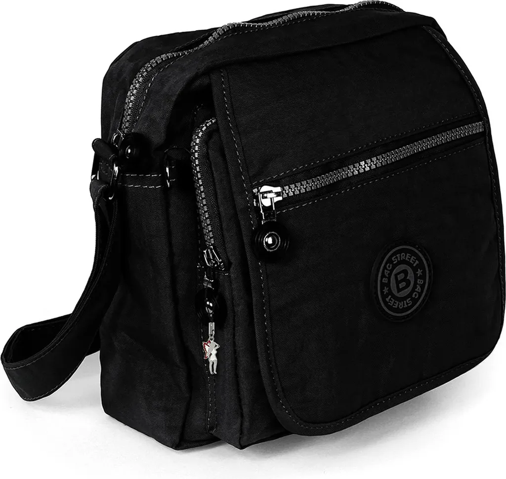 Borsa Street Nylon Donna Nero 20x22x10 D2OTJ218S | Tracolla Casual Leggera