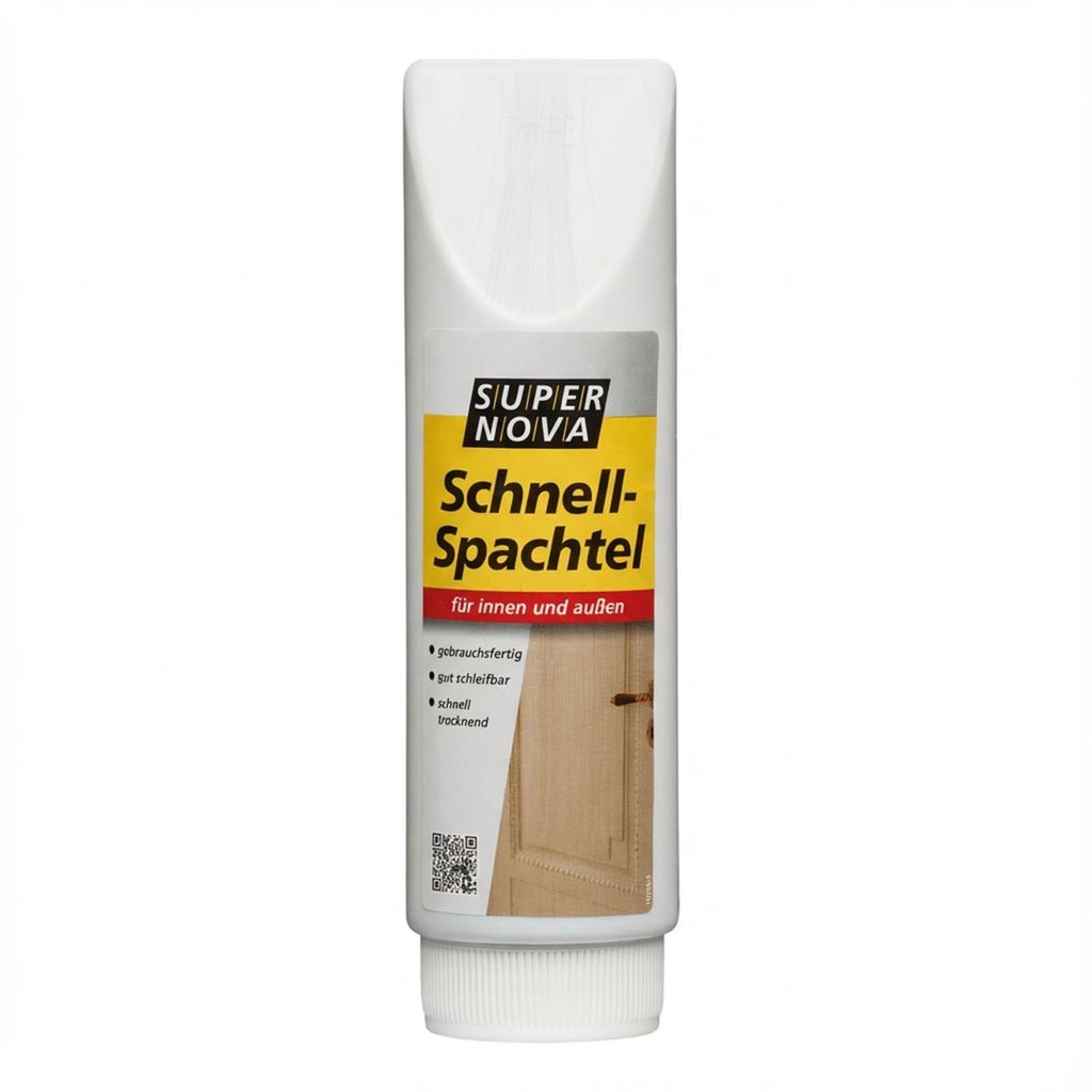 Schnellspachtel zum Glätten und Ausfüllen von Löchern auf Holz, Putz, Beton und grundierten Metallen 360g