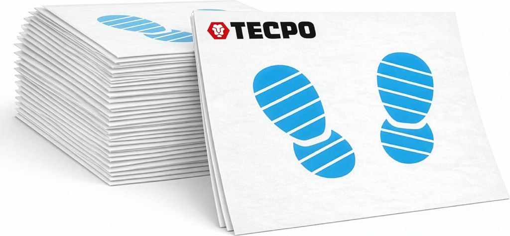 TECPO 500x Einweg Fußmatten 500x380 mm Fußraummatten Produktbild 