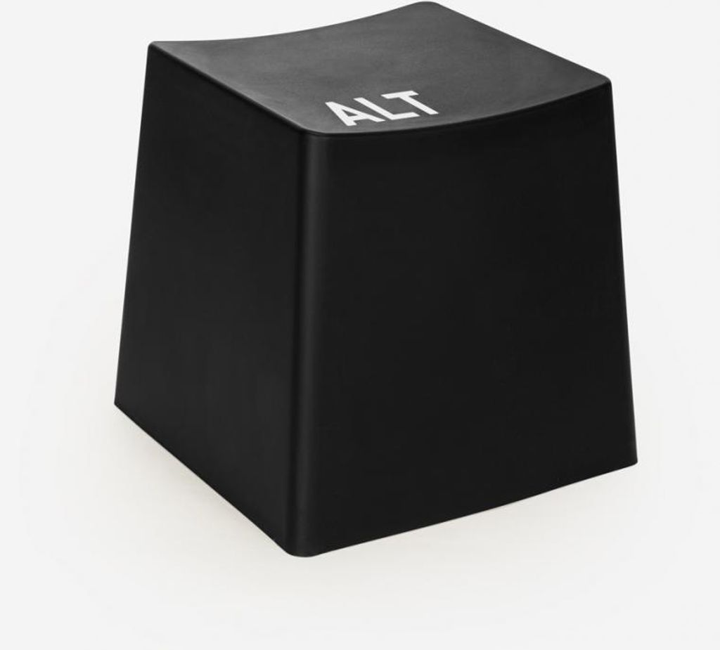 Pouf Hocker aus Kunststoff Computer Tastatur Stuhl ALT