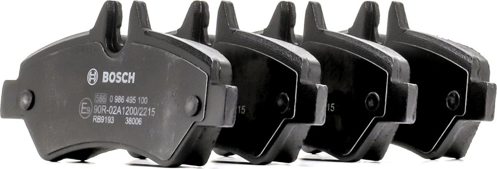 BOSCH Bremsbeläge Satz Hinten für VW CRAFTER 30-50 Kasten (2E) 0 986 495 100