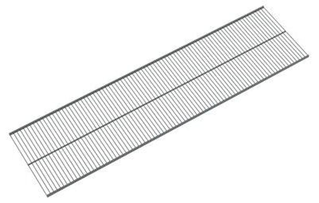 INTEGRI Anthrazit Drahtregal 320mm Garderobensystem Gitterregal Wandregal Organizer