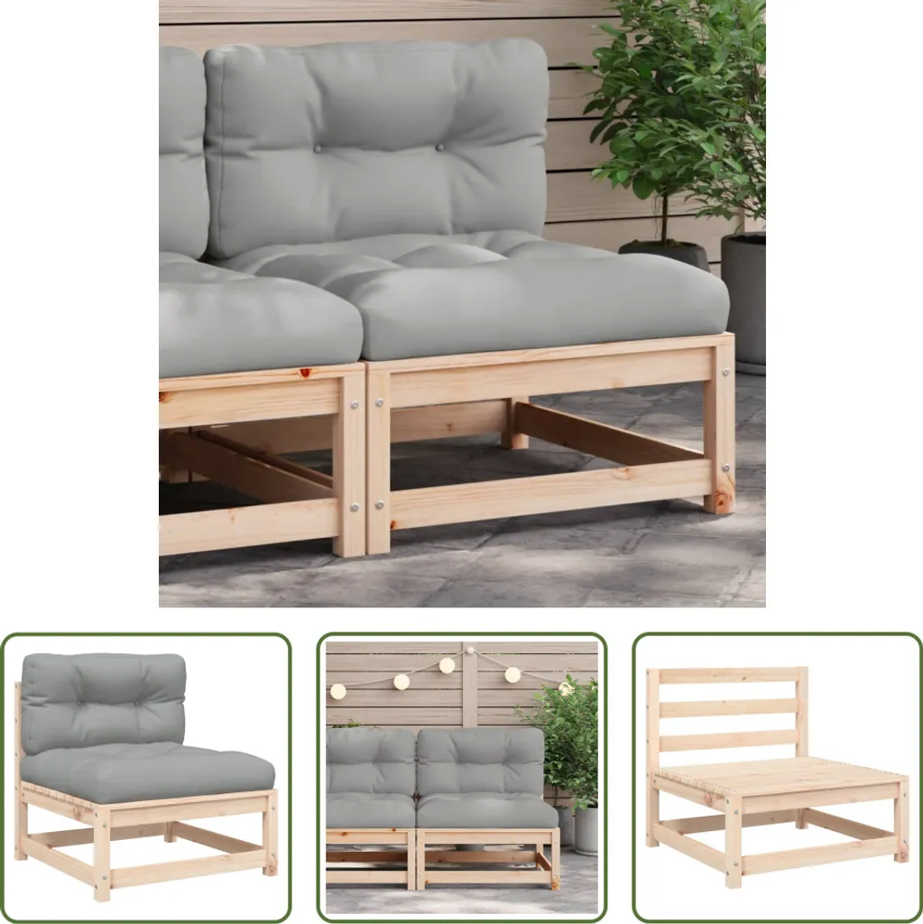 Divano Lounge Giardino in Pino Massiccio | Angolo Relax The Living Store