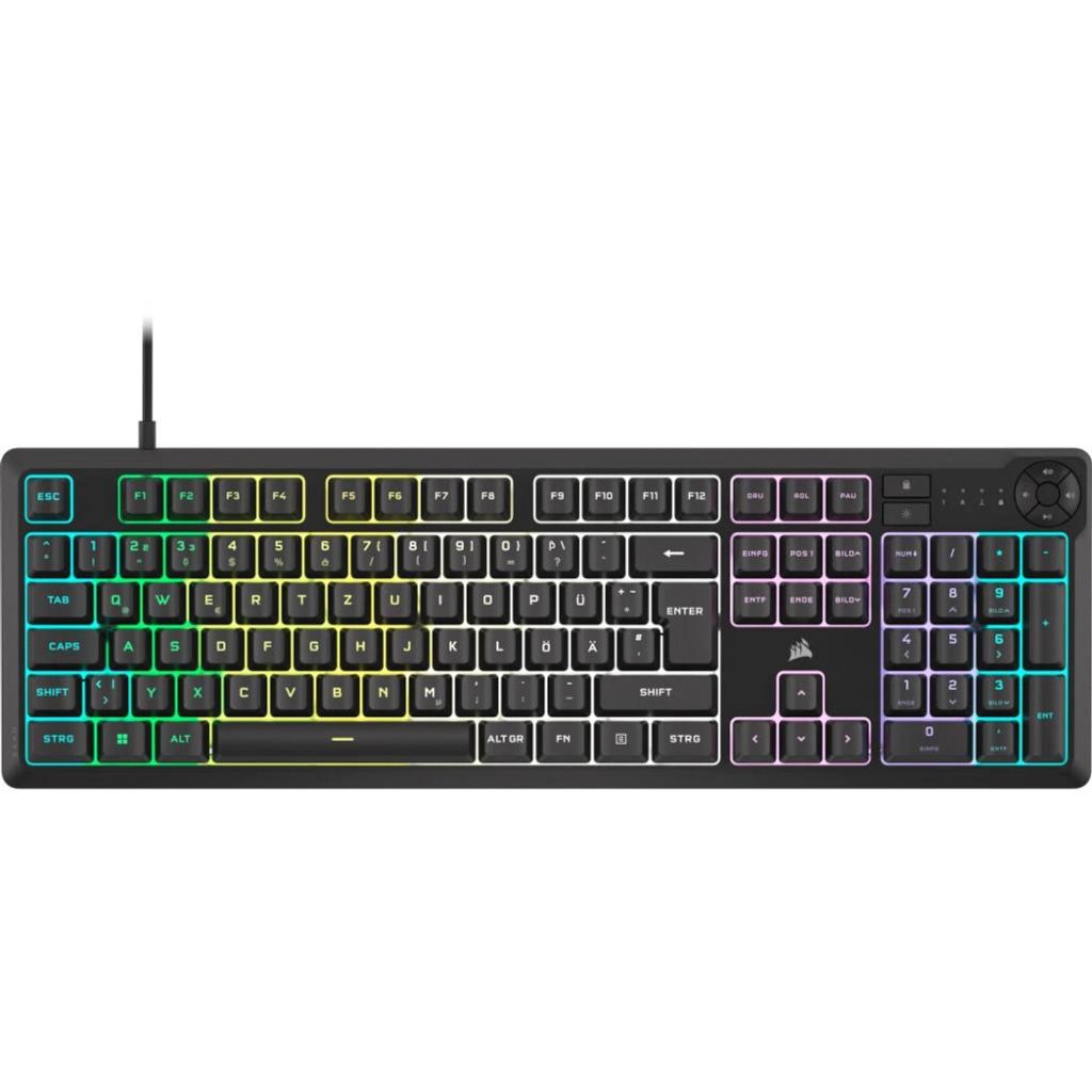 Corsair K55 CORE RGB mechanische Gaming-Tastatur, Schwarz Produktbild 