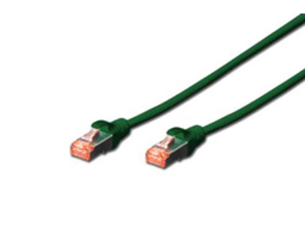 DIGITUS Cavo LAN Cat.6 – 0,25 Metri – Sottile, Schermato U/FTP – RJ45 Grigio – Per Reti Gigabit