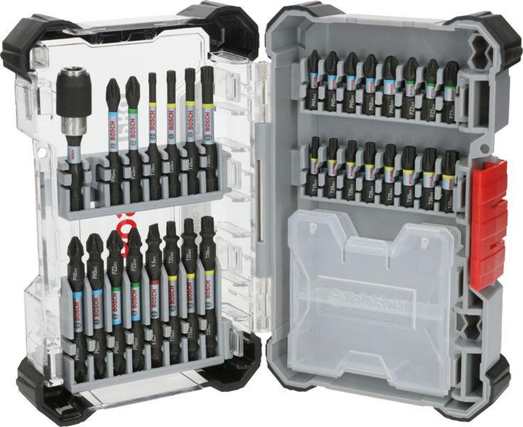 PRO Impact Bit Set, Display, 6 x 31-tlg