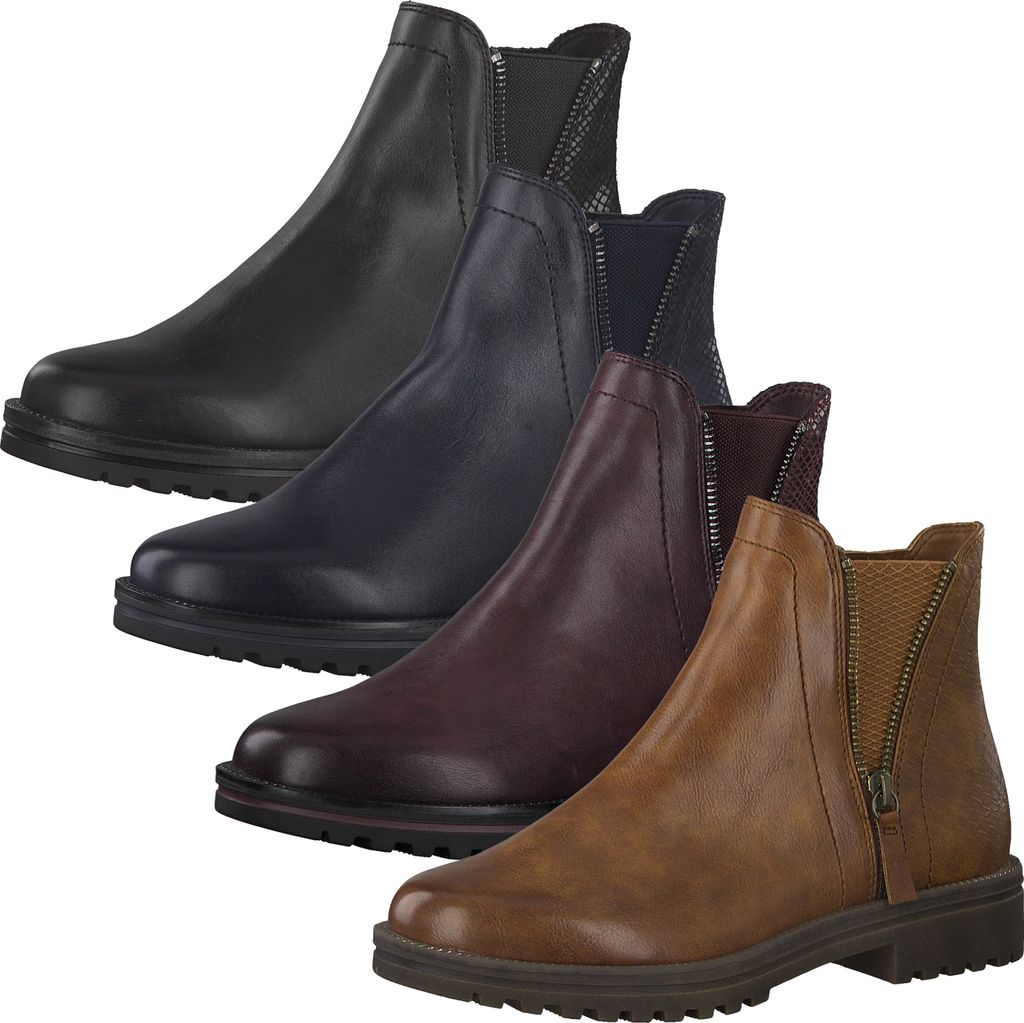 Tamaris Damen Stiefeletten Chelsea Boots 1-25403-25, Produktbild 