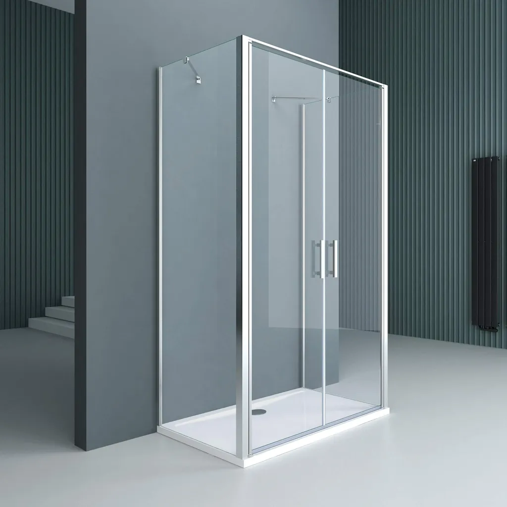 Doporro Ravenna50K Cabine de Douche 90x120cm Verre de Sécurité 6mm ESG