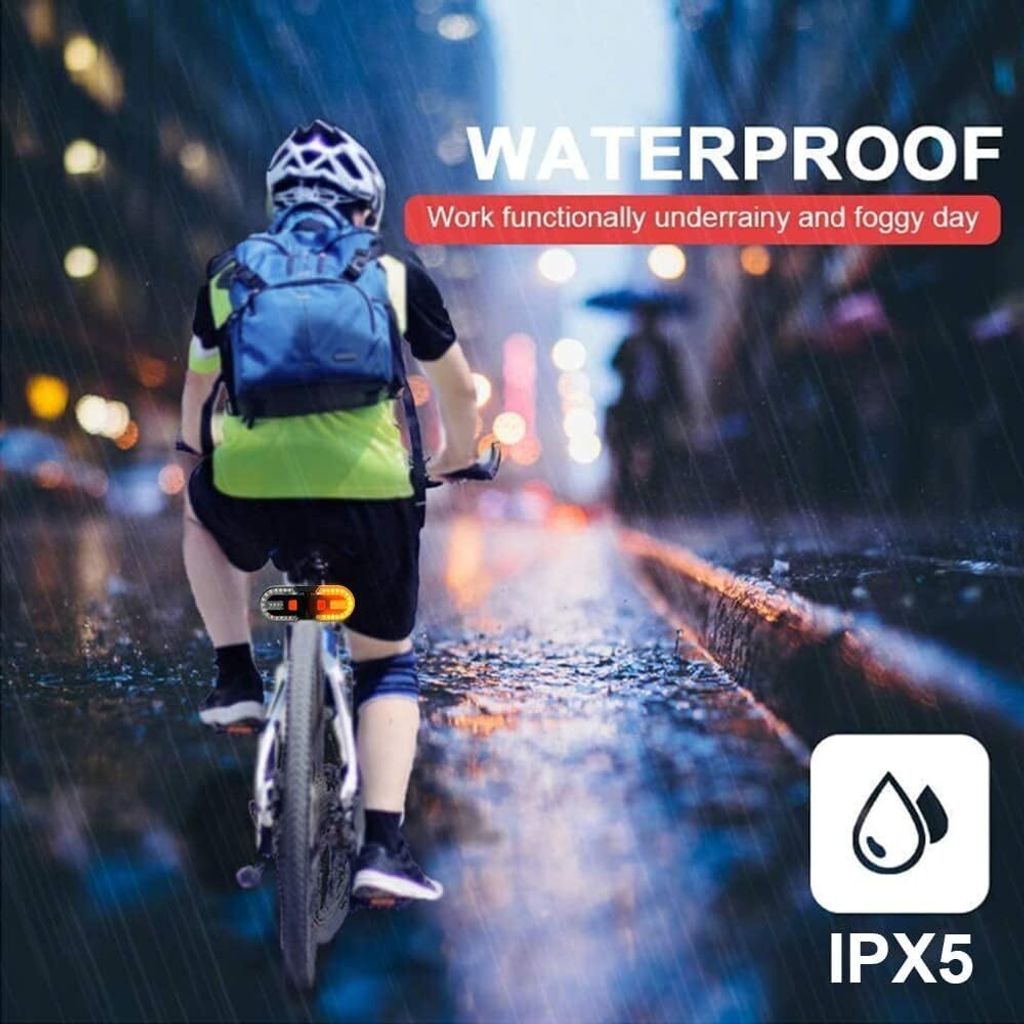 Fahrrad Rücklicht Mit Blinker & Horn - USB-aufladbar, Wasserdicht & 5 Lichtmodi Für E-Bikes