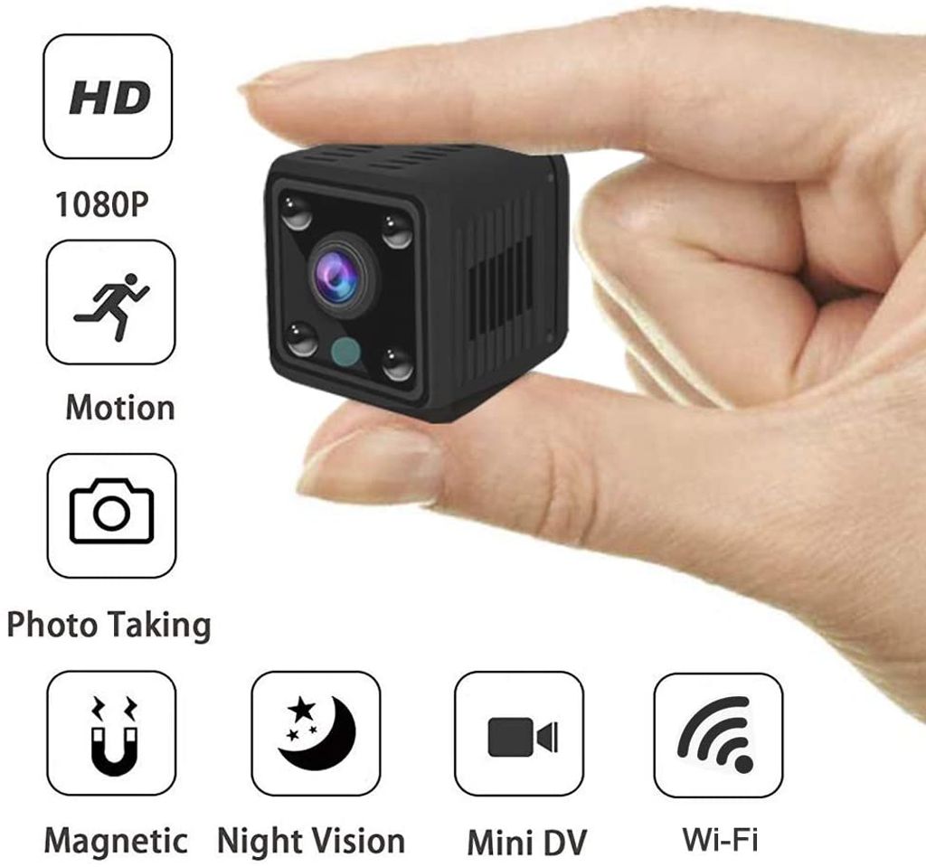 Pocket Mini Überwachungskamera mit Nachtsicht und Bewegungsmelder versteckte Cam 