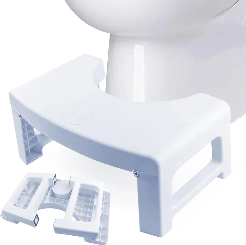 Marchepied de toilettes physiologique et pliable pour un transit naturel