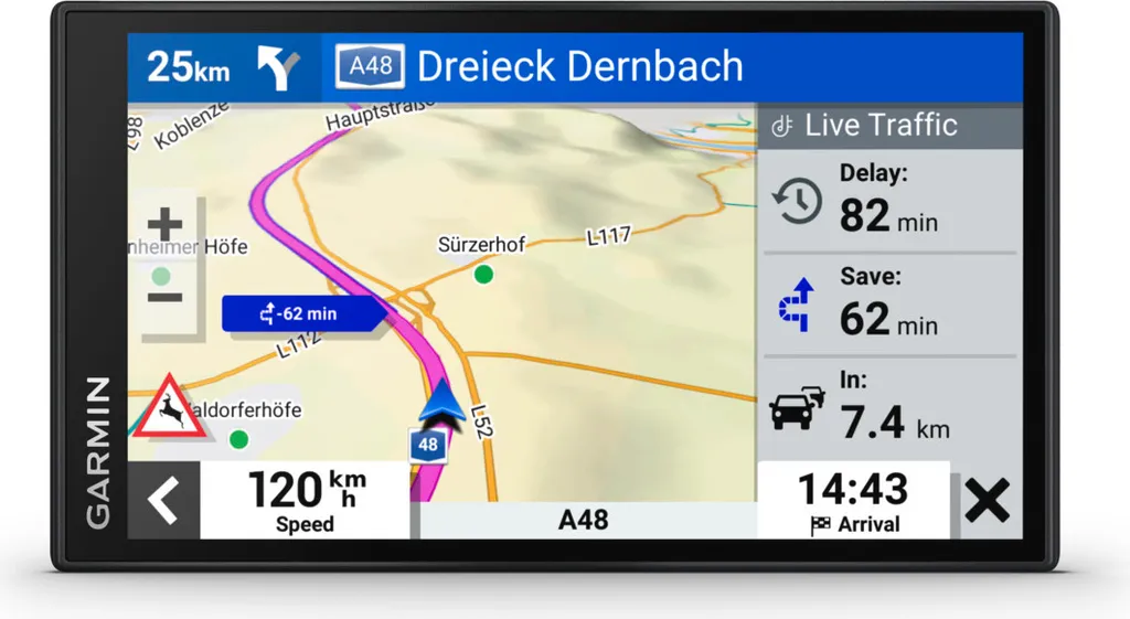 Garmin DriveSmart 66 GPS Automobile avec Écran 6 Pouces Haute Résolution