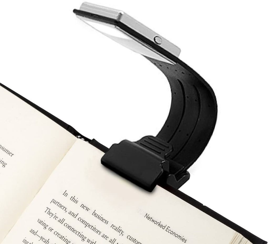 Leselampe LED mit 9 LEDs Buch Büro Helligkeit Stufenlos Einstellbar Bett 3 Modus Leselampe Buch Klemme 360°Flexibel USB Wiederaufladbare Buchlampe LED Klemmleuchte für Nachtlesen