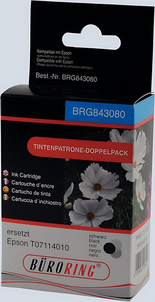 Dual Pack schwarz für EPSON DX9400, SX115, SX210, SX215, SX218