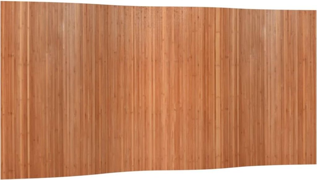 vidaXL Paraván hnědý šířka 400 cm výška 165 cm bambus Obrázek produktu 