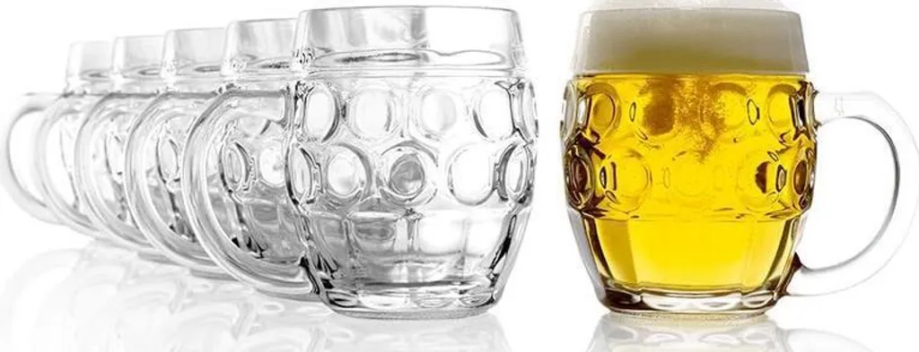 Stölzle Lausitz Bierkrug 0,50 l mit Schild Tübinger 6er-Set | EAN 9001518001405 | HAN 520 00 52