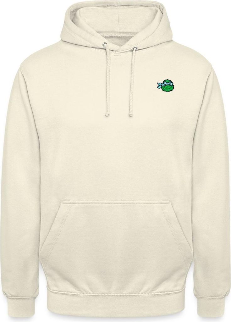 Spreadshirt TMNT Leonardo Stick Uni Hoodie, XL, Vanille-Milchshake